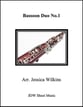 ***ORDER DIRECT FROM PUB***Duo #1 Fantasia Bassoon Duet cover